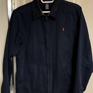 Vintage Polo by Ralph Lauren Navy Jacket with Red Logo